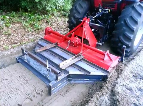 Here you see a Farm Hack example: A raised bed shaper